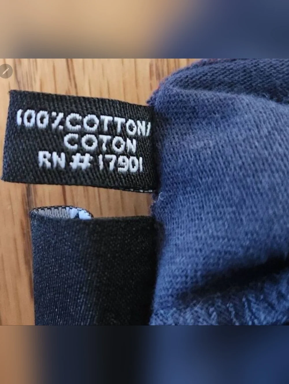 Cruel Women’s Navy short sleeved Fringed Western Inspired V-Neck Knit Top - Picture 8 of 8